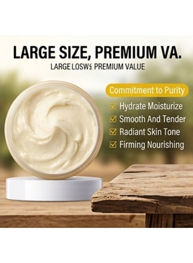 Shea Butter, All-Natural Butter Provides Deep Nourishing Moisturizing, 100% Pure Natural Moisturizer, Suitable For Body, Face and Hair, Long-Lasting Moisturizing 200g. - Image 3