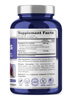 NusaPure Pure Astragalus 6000 Mg Per Caps 200 Capsules  - Image 2