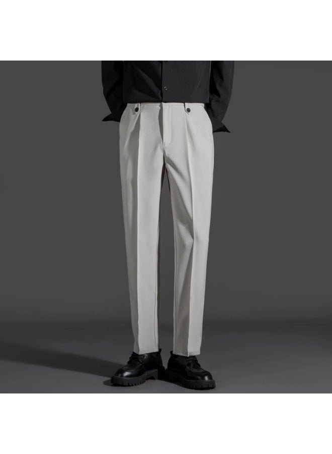 Shougu Men's Fashionable Casual Business Suit Pants