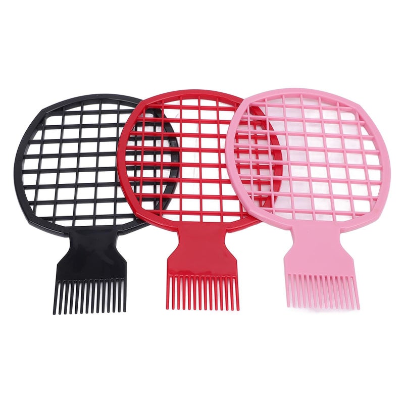 Twist Comb Dual Purpose Hairdressing Tool For Volumizing Perm Hair Black Curl Style - Image 2