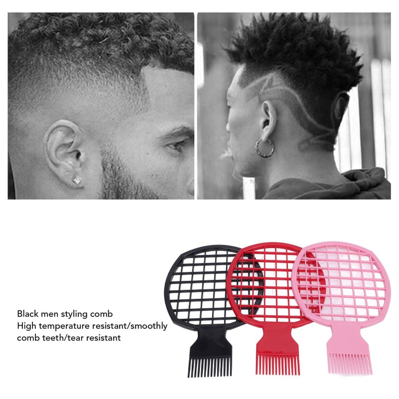 Twist Comb Dual Purpose Hairdressing Tool For Volumizing Perm Hair Black Curl Style - Image 4