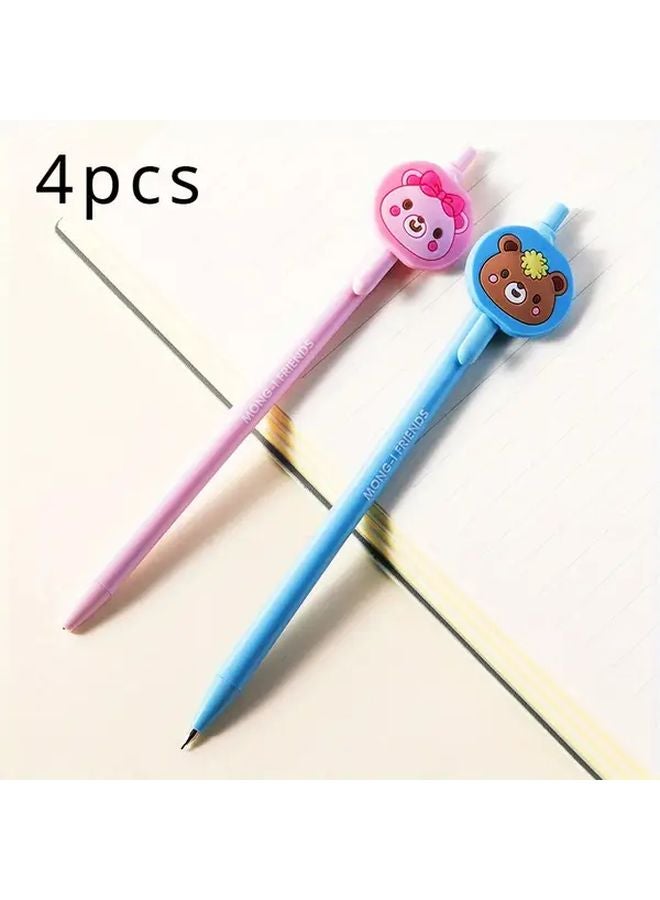 4Pcs 0.5mm or 0.7mm Mechanical Pencils Auto Push Button Anti Break Lead Random Style - Image 1