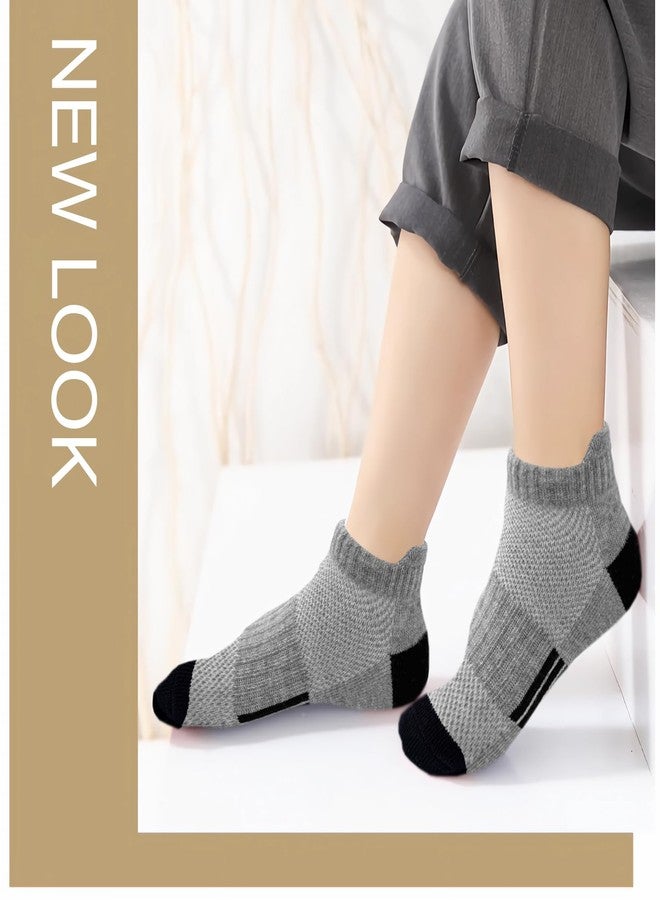 Bemeol Boys Socks 18 Pairs Ankle Socks Boy Running Athletic Sock Low Cut Ankle Sock for Little Big Kids(10-14 Years) - Image 5