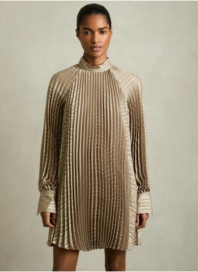 REISS Short Pleated Dress
