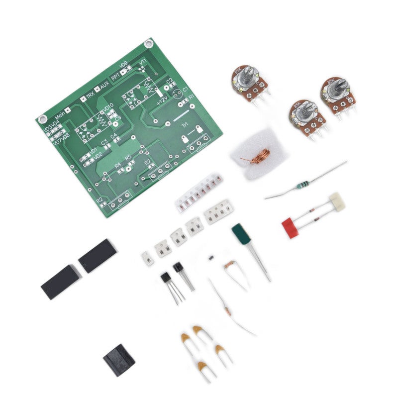 TianBo QRM Eliminator PCB Board with PTT Control - Adjustable Phase Angle Amplification Rate for Radio Signal Testing - Image 5