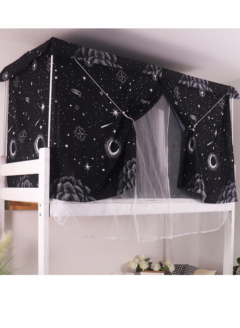 SISGL ستارة سرير مفرد من أبر ديك مع حامل وشبكة ناموسية - Image 1