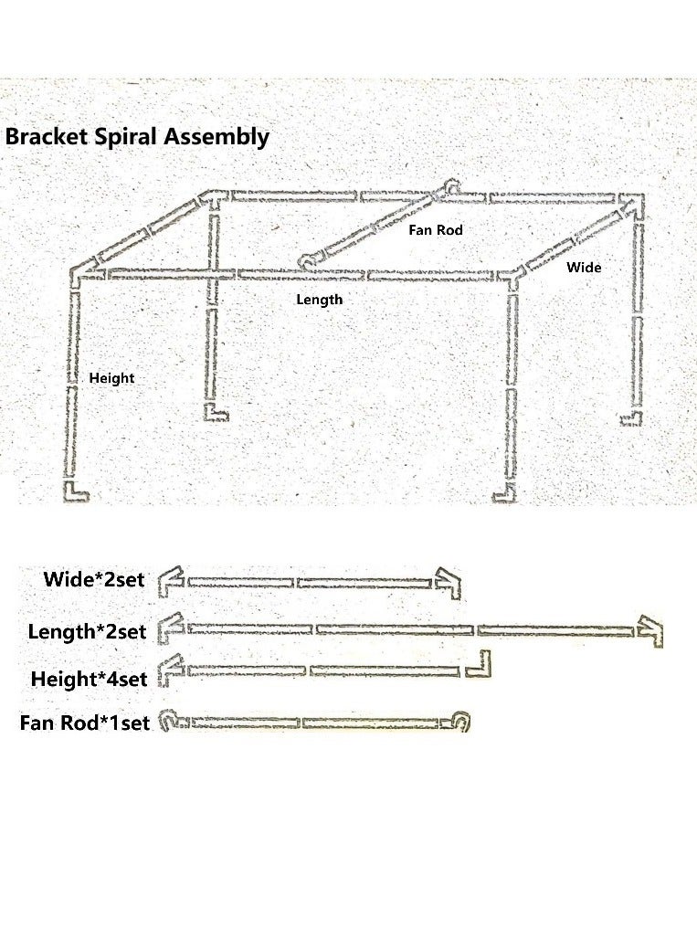 SISGL ستارة سرير مفرد من أبر ديك مع حامل وشبكة ناموسية - Image 5