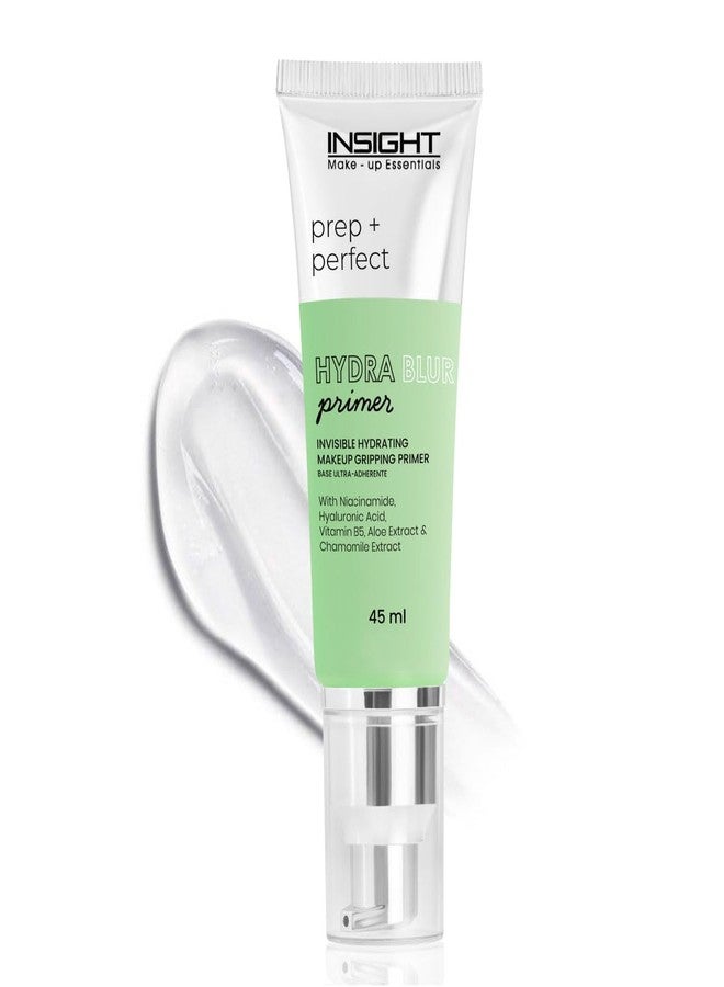INSIGHT Hydrablur Primer| Lightweight| Silicone-Free| Water-Based| Hydrating & Smoothing| Enriched with Niacinamide| Hyaluronic Acid| Acne-Prone| Non-Greasy| Fast-Absorbing Primer| All Skin Types - 45gm - Image 1