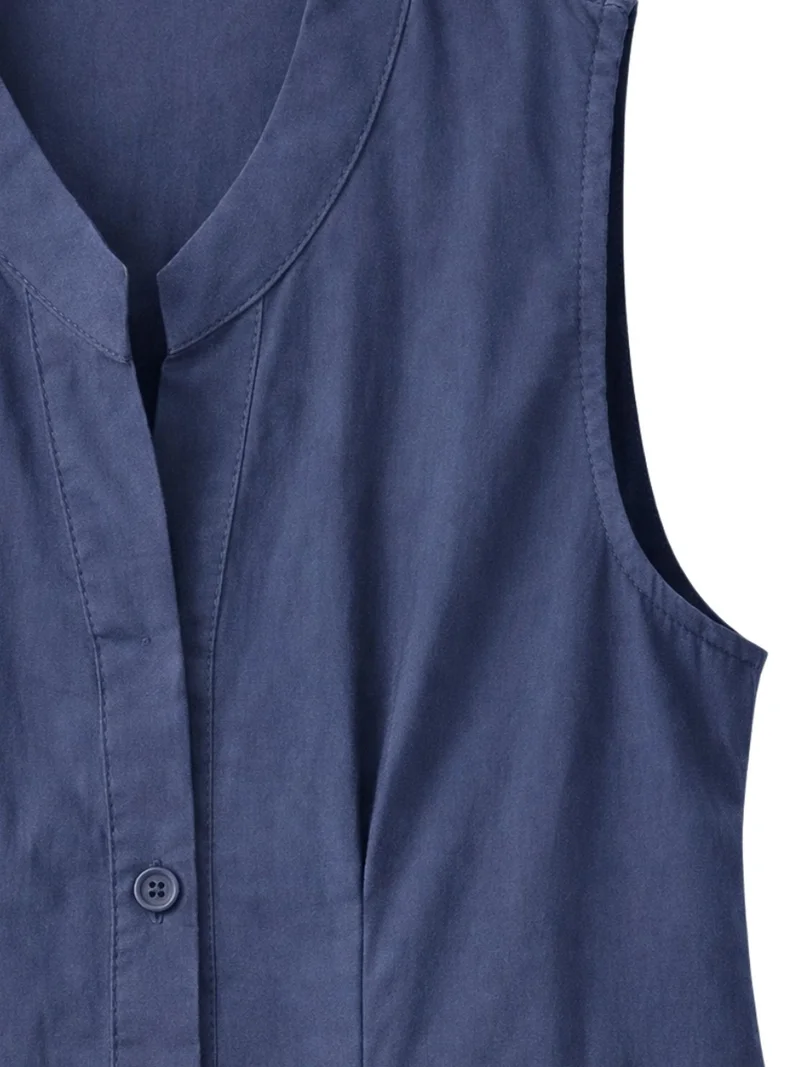 MixRay Mixray Buttoned Tippet Collar Maxi Dress