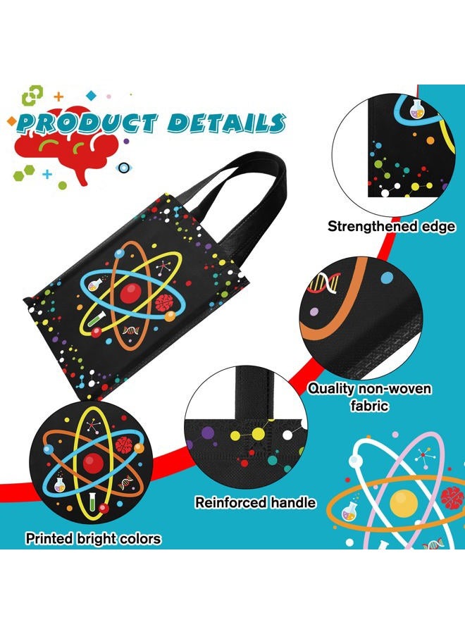 Ferraycle 24 Pcs Science Party Favor Bags Truck Goodie Gift Treat Bag Non Woven Birthday Party Decorations for Kids (Black,Cool) - Image 4