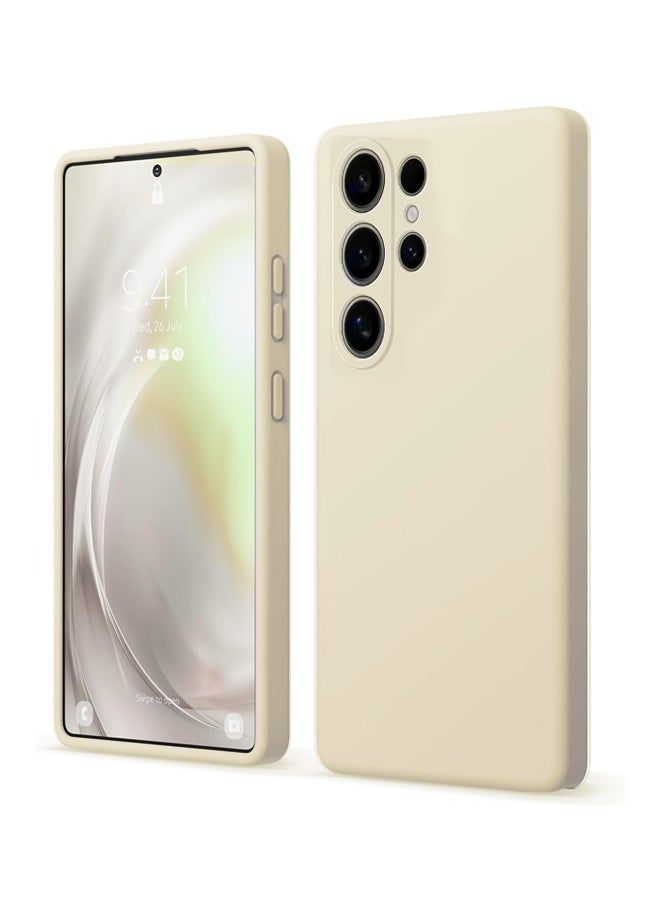 X-level Samsung Galaxy S25 Ultra Case, Slim Liquid Silicone Skin Feeling, Shockproof Drop Proof Protective Cover, Anti Yellowing, Anti Scratch Case Cover for Samsung S25 Ultra, White - Image 1