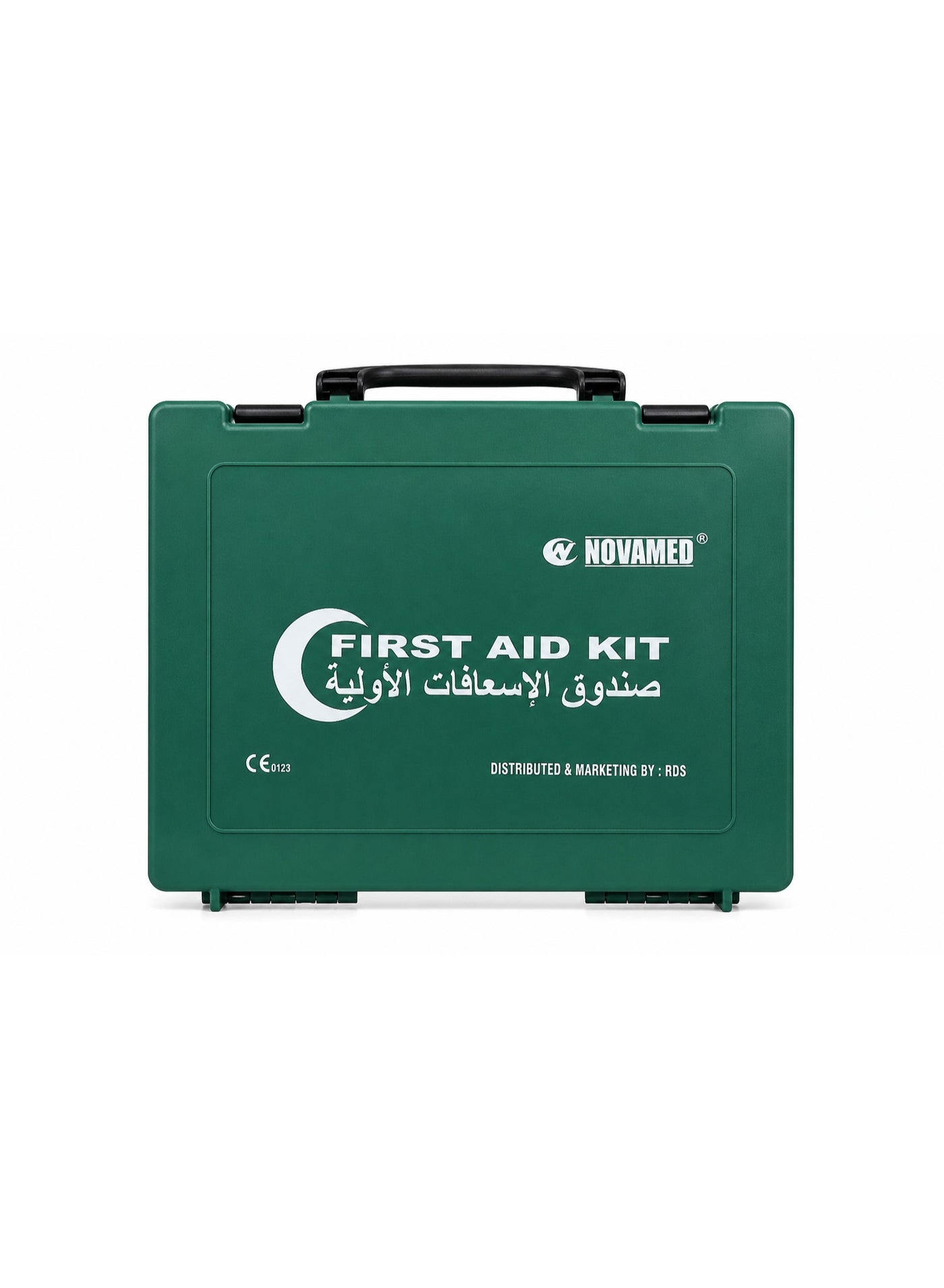 NOVAMED First Aid Kit with Essential Medical Supplies – Portable Emergency Medical Box for Home, Car, Office & Workplace