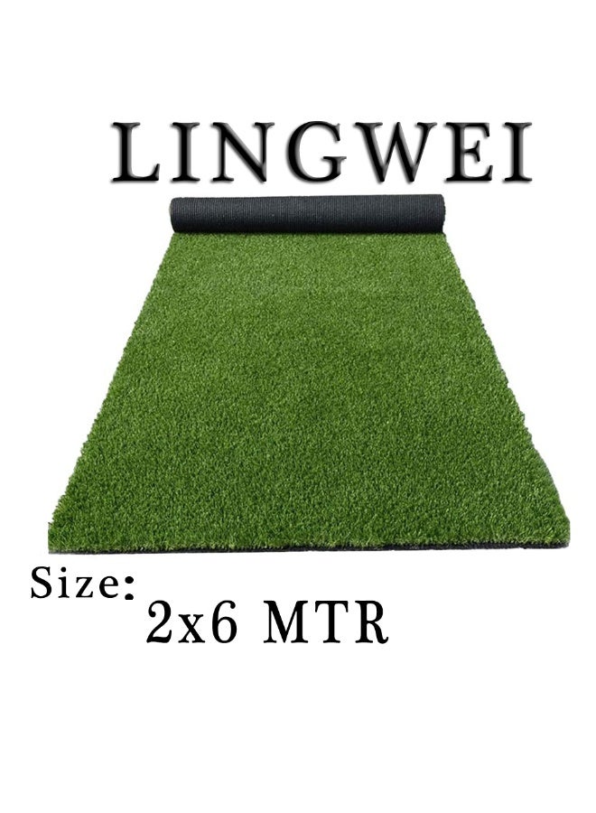 LINGWEI Artificial Grass Carpet 2x6 Meter Fake Grass Turf - Image 2