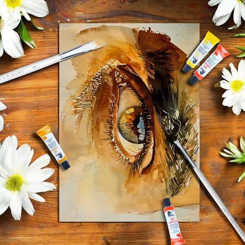 ArtRight Artists Watercolor Paper (A5 Pack of 40 Sheets, 300 GSM); Handmade Watercolour Paper for Artists - Image 5