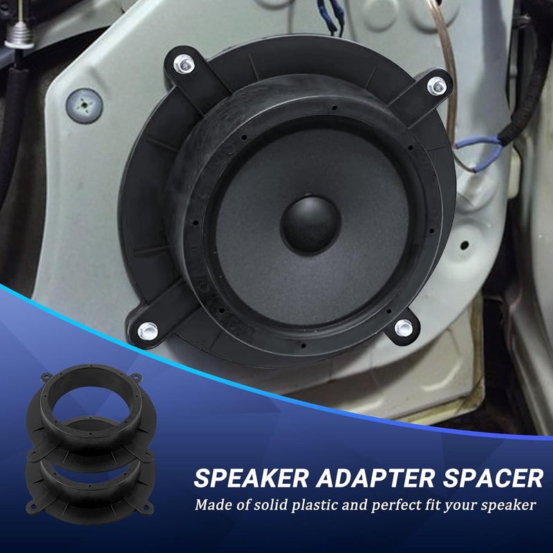 AICARS 6.5'' Front Door Speaker Spacer for Mazda 3, 6, CX-5, CX-9 (2013-2023) with Wiring Harness - Image 2
