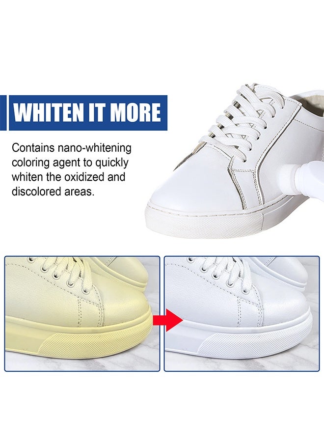 Jaysuing Sneaker Cleaner Set, Sponge Head Waterless Foam Sneaker Cleaner, Cleaning and Whitening Agent, Quick Clean Sneaker Cleaner - 25ML+25ML - Image 4