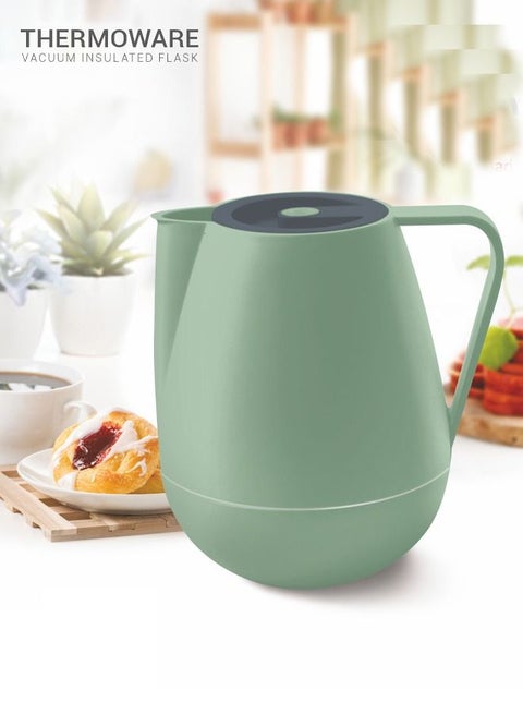 Thermos for tea and coffee Green/Grey 1 liter