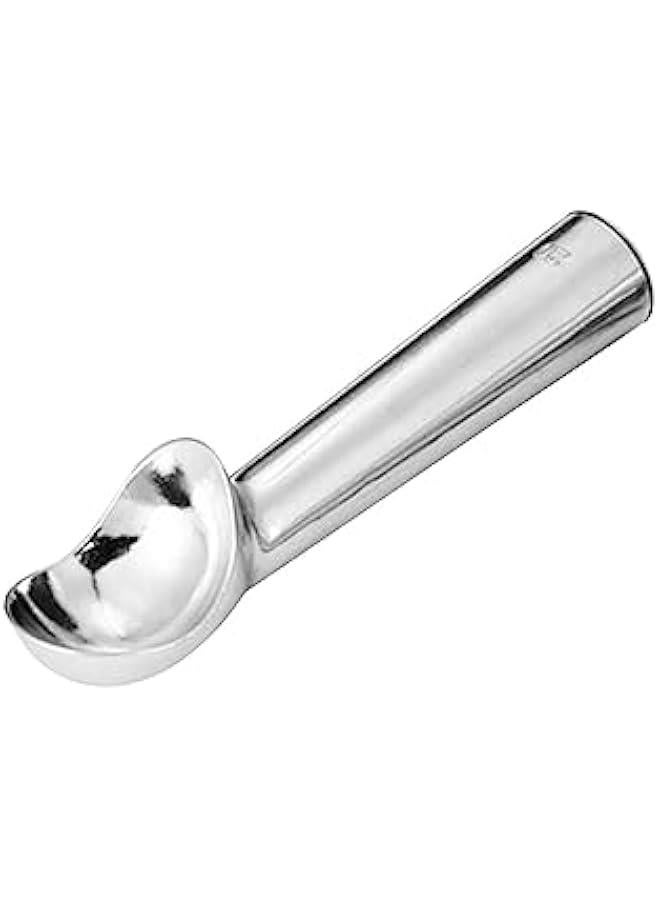 Ice Cream Scoop Professional Modern Liquid Filled Heat Conductive Handle Durable Nonstick for Dessert Shop Cafe Kitchen Mashed Potatoes, Silver - Image 1
