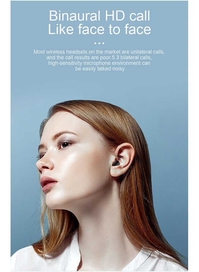 Generic - Wireless Earbuds Bluetooth 5.3Chip Bluetooth Earphones Earbud Noise Cancellation Sports Headphones with Charging Case Bluetooth Headphone Earbuds Gaming Ear Pods for Running 80hrs of Play Time - Image 1