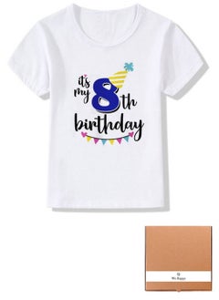 White Blue 8