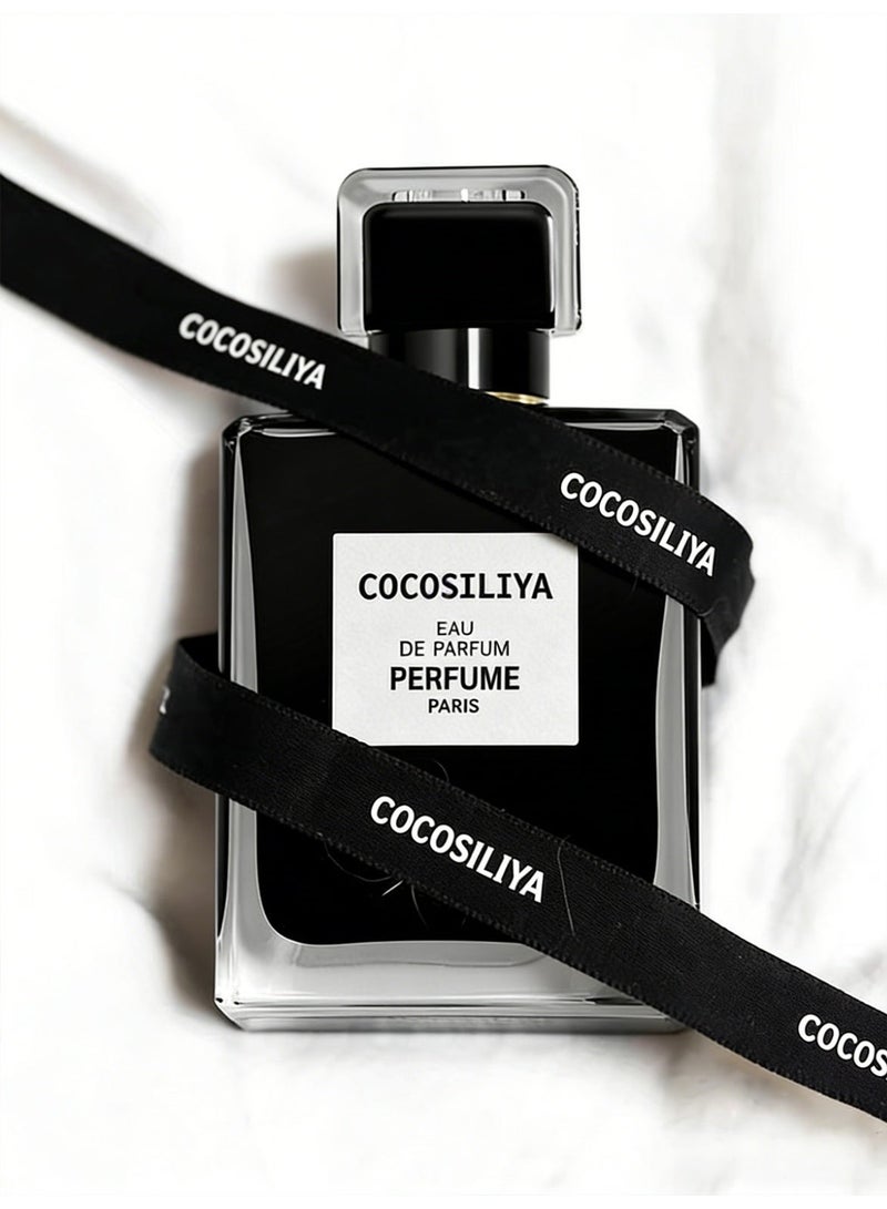 SACO COCOSILIYA Black Women's Eau de Parfum 50ml/Woody Oriental Notes/The Perfect Gift Choice - Image 2