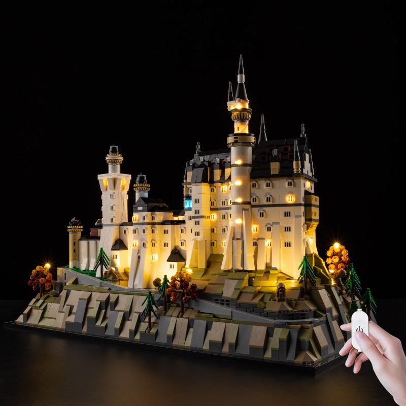 Nitemode Light Kit Compatible with Lego Architecture Neuschwanstein Castle 21063 Upgraded Brightness Adjustable Lighting AccessoriesNo Model - Image 3
