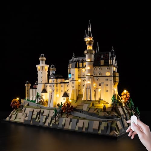 Nitemode Light Kit Compatible with Lego Architecture Neuschwanstein Castle 21063 Upgraded Brightness Adjustable Lighting AccessoriesNo Model - Image 1