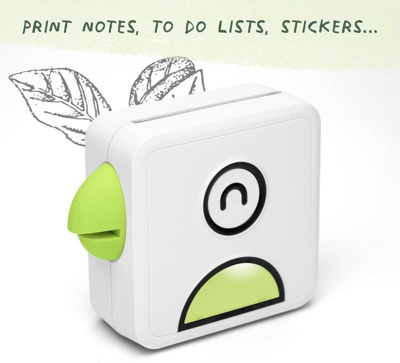 Poooliprint L2 Inkless Pocket Printer - Mini Phone Bluetooth Portable Poooli Thermal Printer for iOS + Android Print Sticky Photos, Labels, Notes, Lists for Journal, Green - Image 4