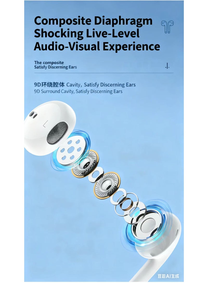 Type C Headphones with Microphone, Universal Stereo Earphone Compatible with iPhone 15/15 Plus/15 Pro/15 Pro Max Samsung S23/S23 Ultra, S22/S22 Ultra, S21, Note 12/12 Pro, Oneplus - Image 3