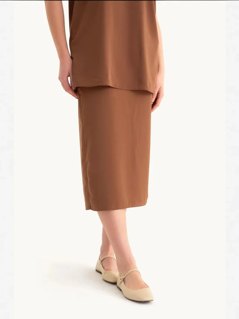 HICCUP Mid Rise Midi Skirt