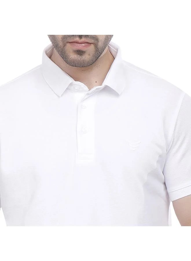 Coup Coup - Solid Polo-Shirt with Short Sleeves