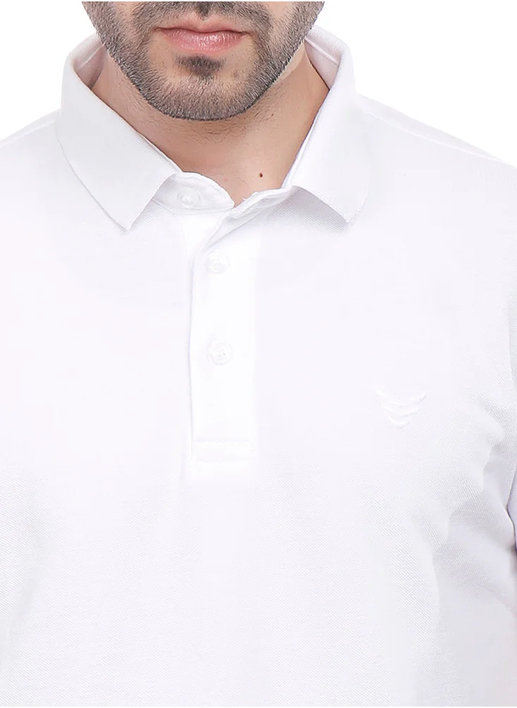 Coup Coup - Solid Polo-Shirt with Short Sleeves