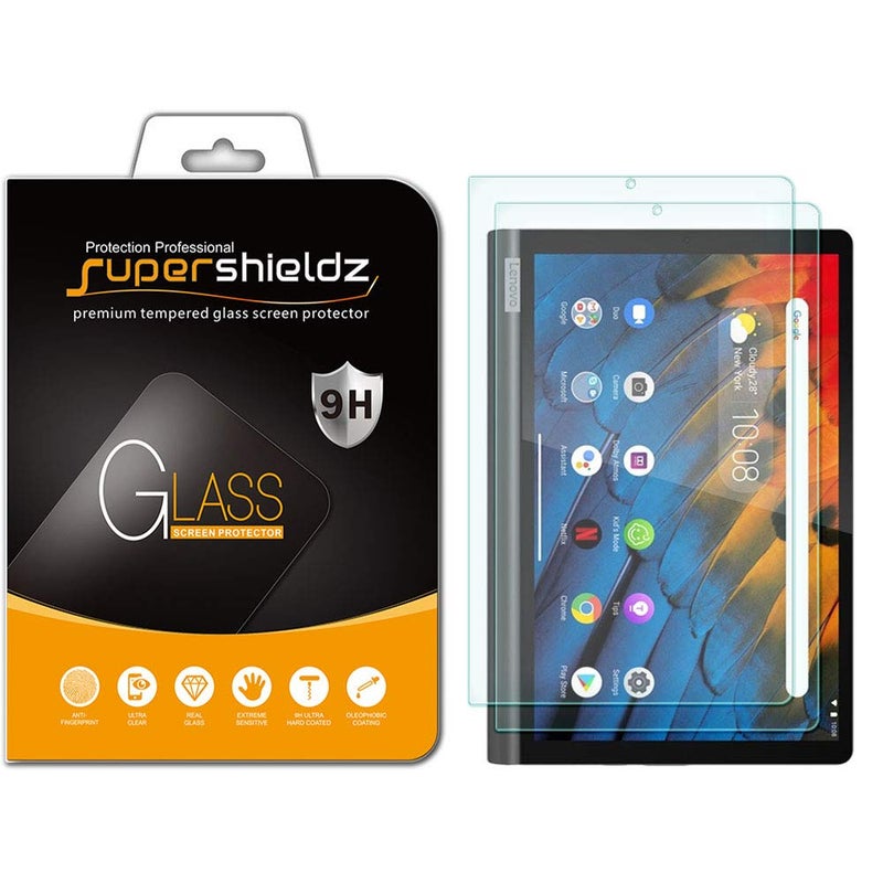 Supershieldz (2 Pack) Designed for Lenovo Yoga Smart Tab 10.1 inch Screen Protector, (Tempered Glass) Anti Scratch, Bubble Free - Image 1
