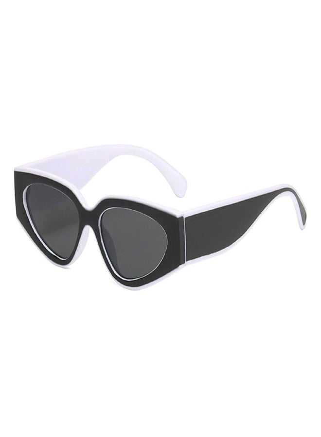 Melrose Y2k Cat Eye Sunglasses Women Luxury Vintage Sun Glasses For Ladies Retro Eyewear Shades UV400 601 (black white) - Image 3