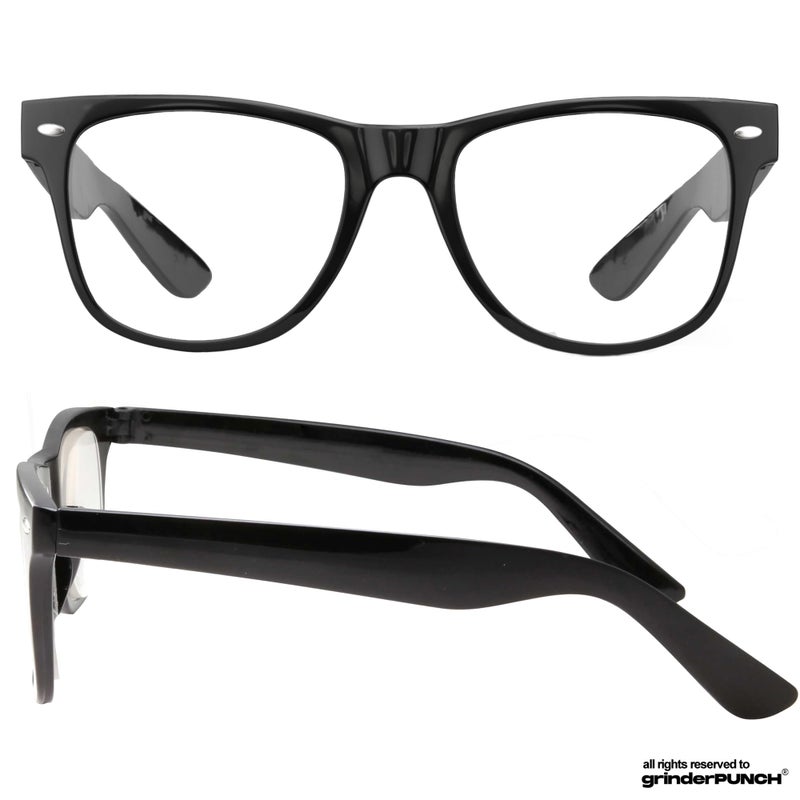 grinderPUNCH Blue Light Reading Glasses High Magnification Strong Reading Power Readers For Men Woman (Black 3.50) - Image 2