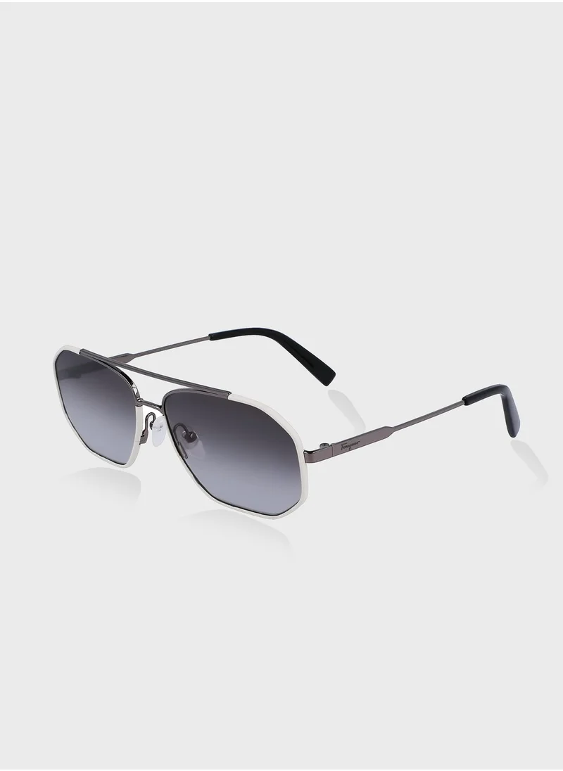 FERRAGAMO Sf303Sl Aviator Sunglasses