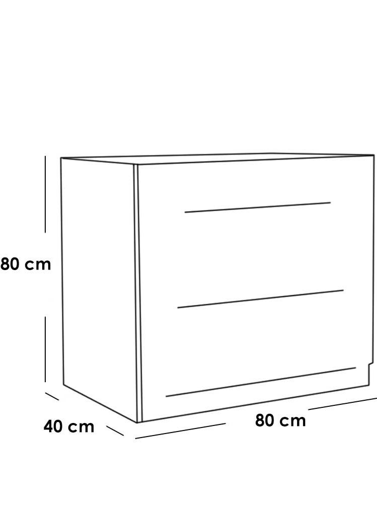 Furniture Factory 4-piece MDF bedroom set - white - Image 4