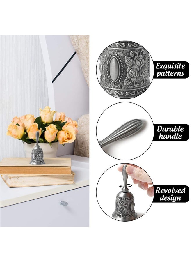 DomeStar Silver Hand Bell Call Bell Brass Wedding Bells - Image 4