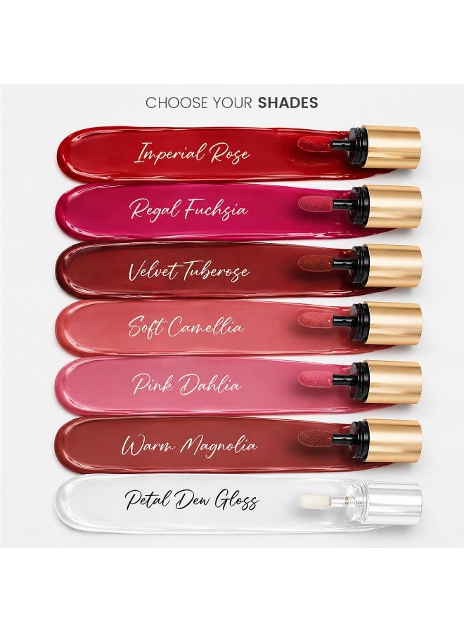 Parul Garg Beauty Duo Collection 4-in-1 Bold & Nude Shades Liquid Lipstick Stack with Gloss | Matte, Transfer-Proof, Lightweight | Travel Friendly Stackable Lipsticks for Women | Made for Indian Skin Tones - Image 3