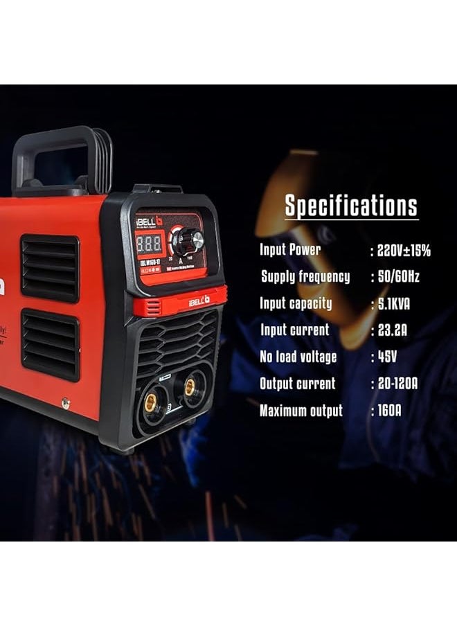 آي بيل - آلة لحام قوسية مدمجة M160 17 Igbt 160A مع بدء التشغيل الساخن ووظائف مضادة للالتصاق - Image 1