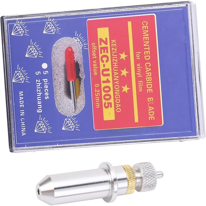 15pcs Tungsten Steel Plotter Blade Cutter Tool 30 45 60 Degree with Holder - Image 3