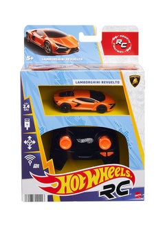 Hot Wheels RC Toy Car, Remote-Control Lamborghini Revuelto in 1:64 Scale, Recharge with USB Cable, Races & Stunts On- and Off-Track with Turbo Boost  - Image 1