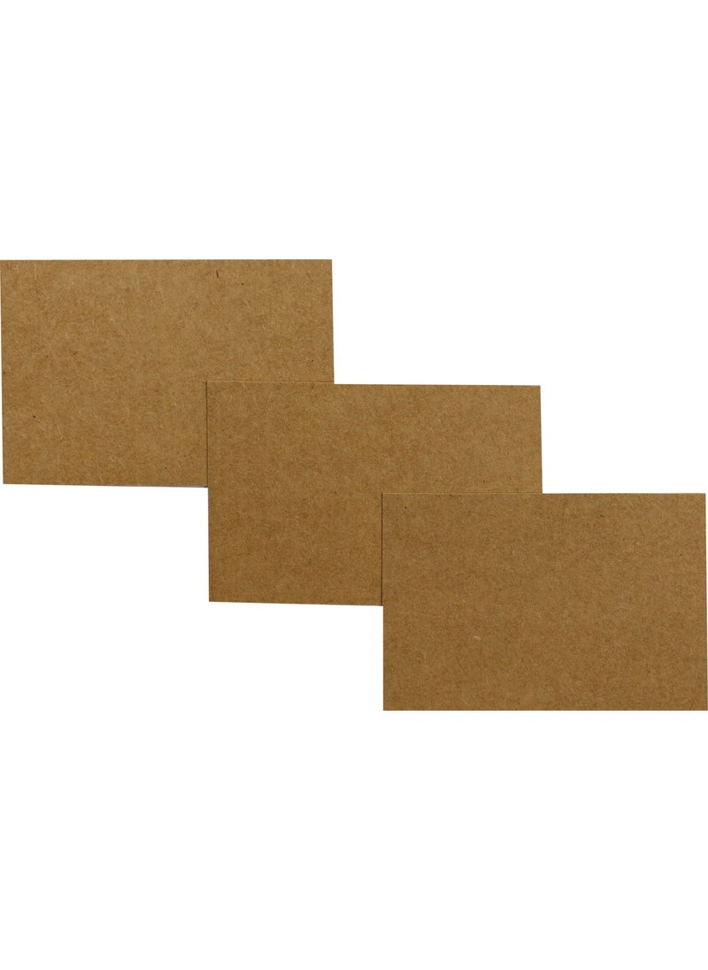 Repro Design 300gr Kraft Blank Unprinted Business Card Paper 8x5cm 50 Pcs  - Image 3
