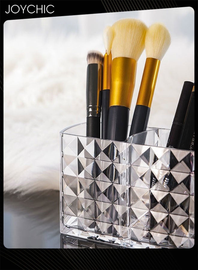 Joychic Cosmetic Storage Eyeshadow Makeup Storage Acrylic Stand Divider Angled Acrylic Clear Case - Image 2