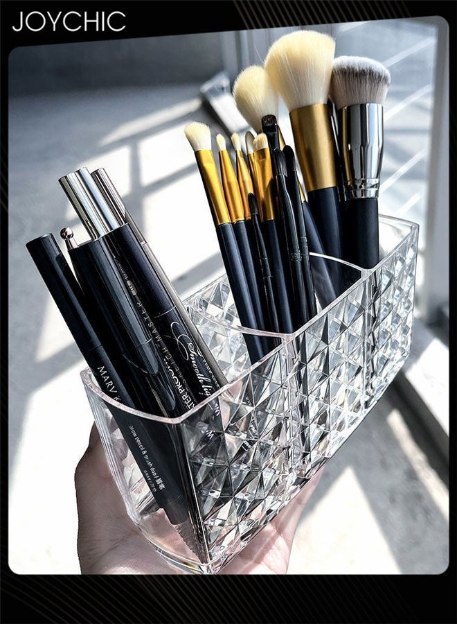 Joychic Cosmetic Storage Eyeshadow Makeup Storage Acrylic Stand Divider Angled Acrylic Clear Case - Image 3
