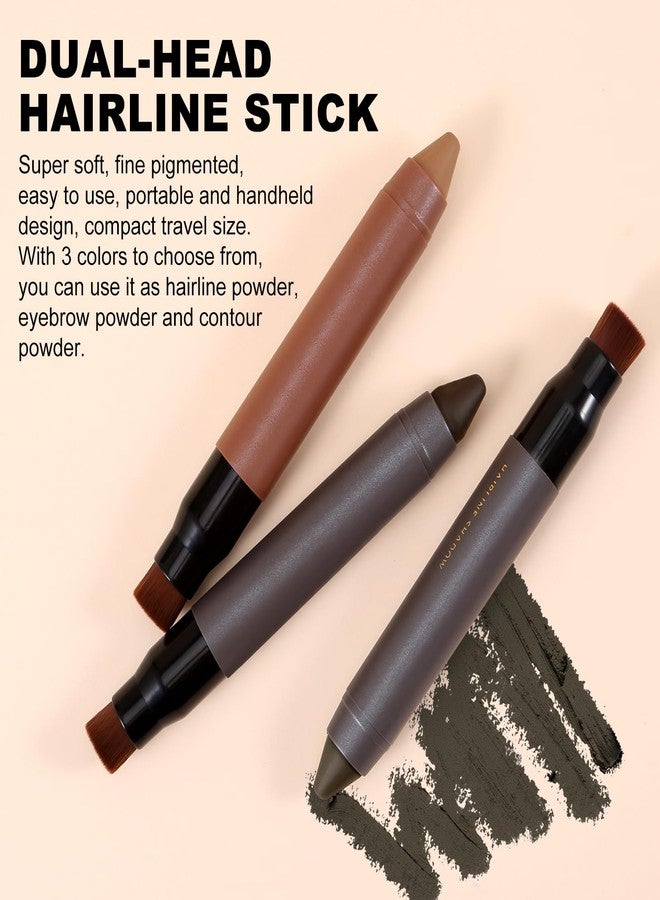 بوبين قلم إخفاء خط الشعر من بوبين - بودرة ظل الشعر، مقاومة للماء لتغطية جذور الشعر الرمادي وإخفاء تساقط الشعر وترققه - Image 5