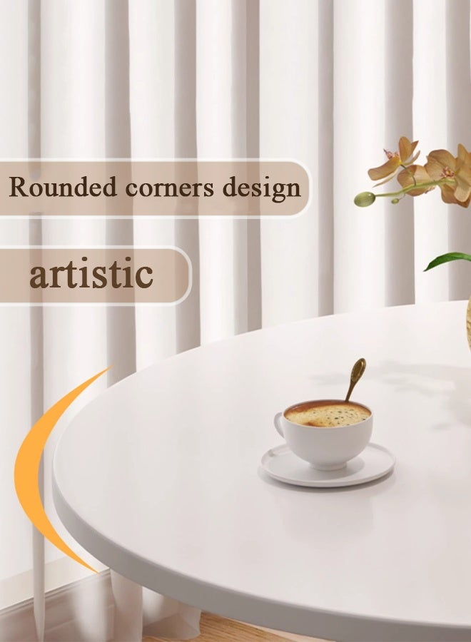 X spring Folding side service table-small side table for 2-3 people - mobile coffee table for lounge / kitchen / bedroom-lightweight and space-saving service tables - Image 5