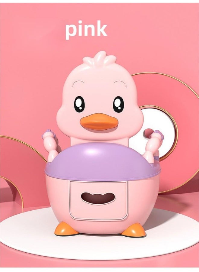 ORiTi Children'S Toilet Seat, Toilet For Little Boys, Girls, Babies, Infants And Young Children, Specialized Training Toilet, Household Toilet Bowl, Urine Bucket, Urine Basin - Pink - Image 2