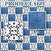ShinyRelief 120 Pcs Dollhouse Floor Tiles Dollhouse Flooring 1 12 Scale 1 6 Scale Doll House Wallpaper Peel and Stick Miniature Bricks Carpet Double Sided Floor Tile Floral Blue Color Marble - Image 4