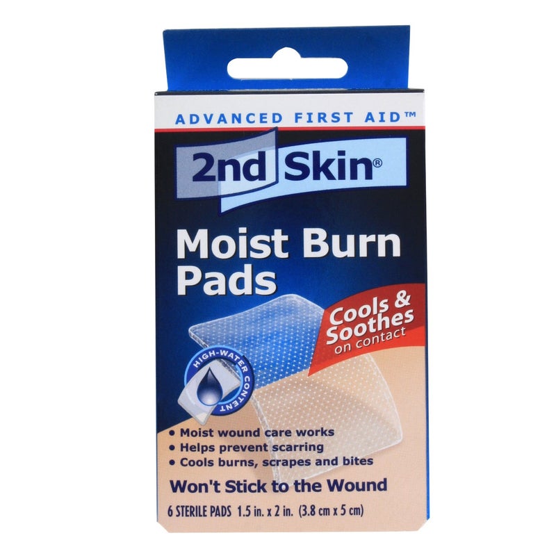 Spenco 2nd Skin Moist Burn Pads, Small (1.5 x 2 Inches), 6-Count - Image 1